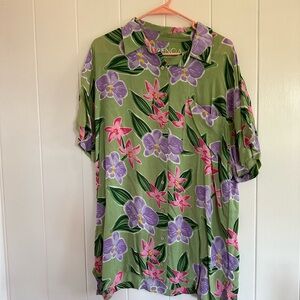 Benoa Swim Aloha shirt Garden Isle Size Medium